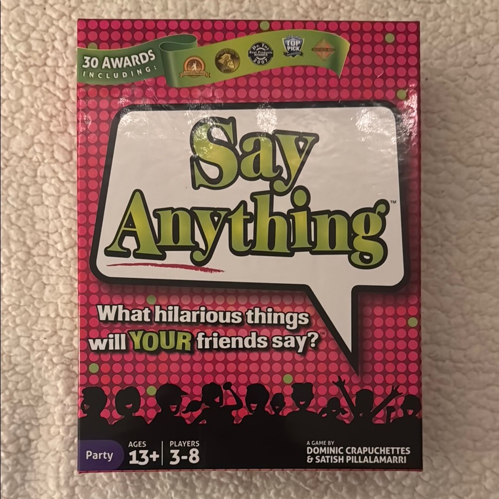 Say Anything Party Board Game - Like New